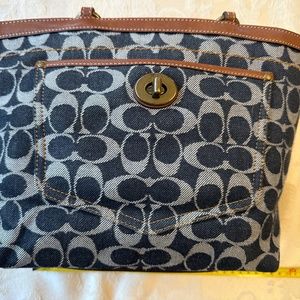 Coach canvas handbag